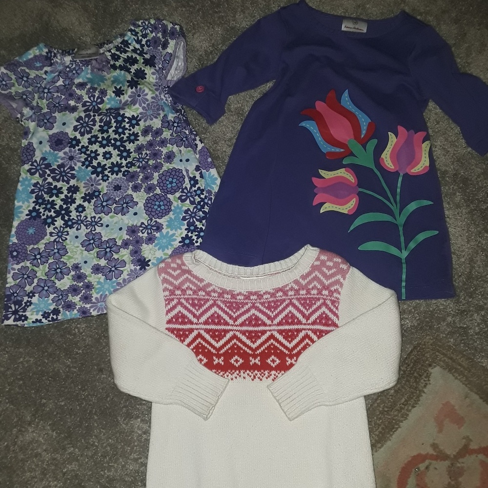 Hanna Anderson dress Bundle and Soft Sweater